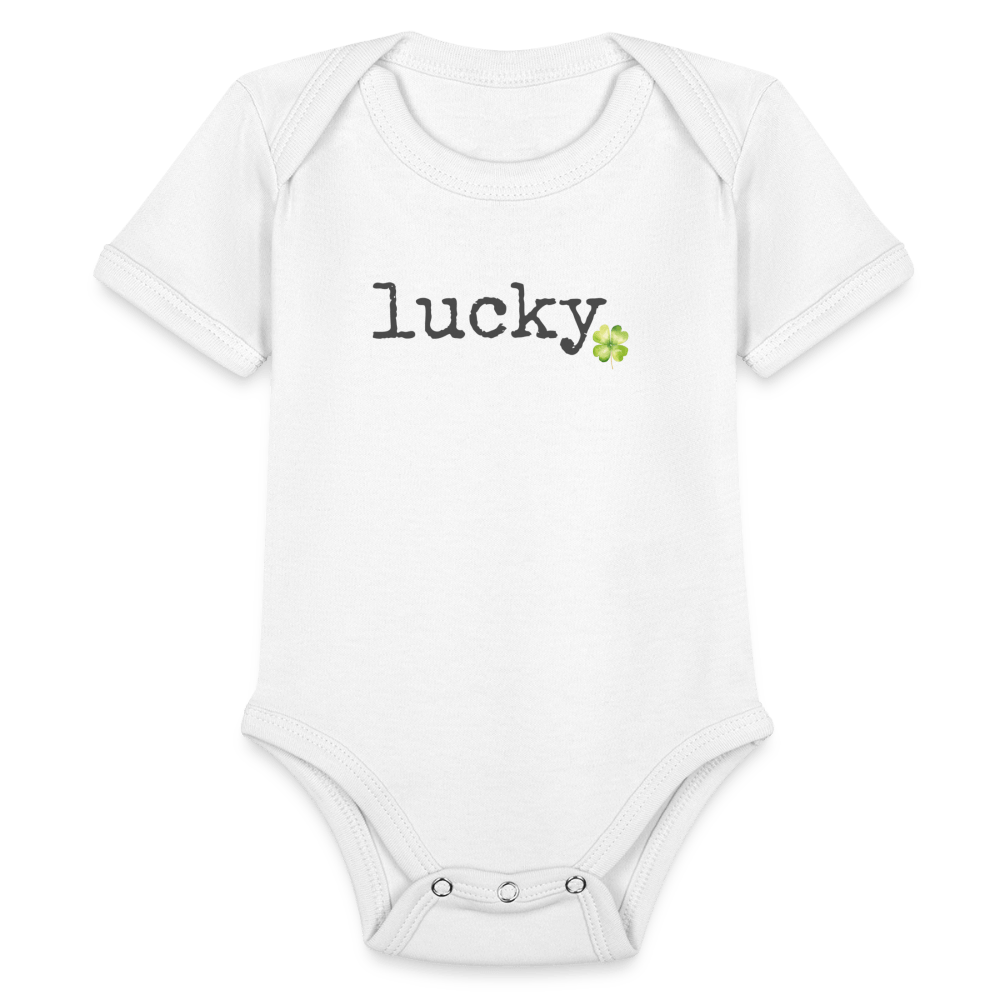 Lucky Shamrock - white